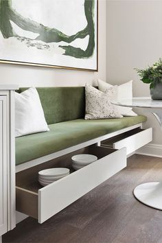 Coin banquette avec rangements