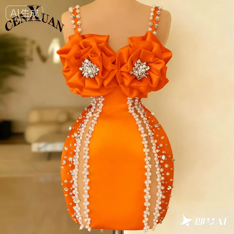 Thumbnail: CENXUAN Charming Mini Graduation Dress Beadings Sheath Strapless Sleeveless