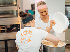 Einblick in die Backstube von der Süsserei in Puch