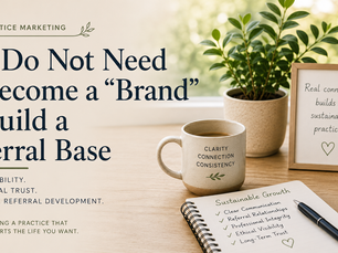 You Do Not Need to Become a “Brand” to Build a Referral Base