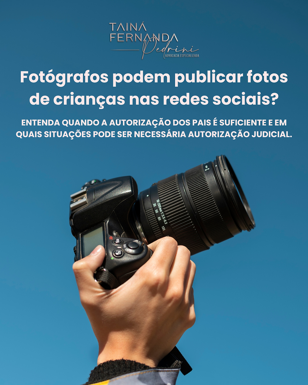Fotógrafos podem publicar fotos de crianças nas redes sociais?