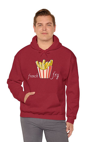 boy in maroon hoodie