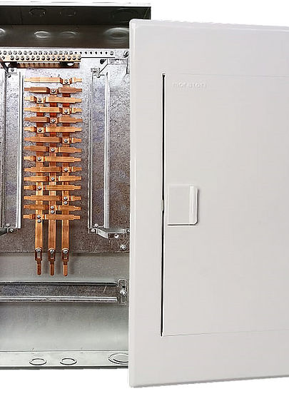 Quadro de distribuição com barramento