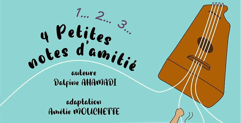 4 petites notes d'amitié en tournée dans les écoles de Mayotte octobre/novembre 2025.