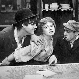 Wallace Reid and Cleo Ridgely in Cecil B. DeMille's The Golden Chance (1916) 