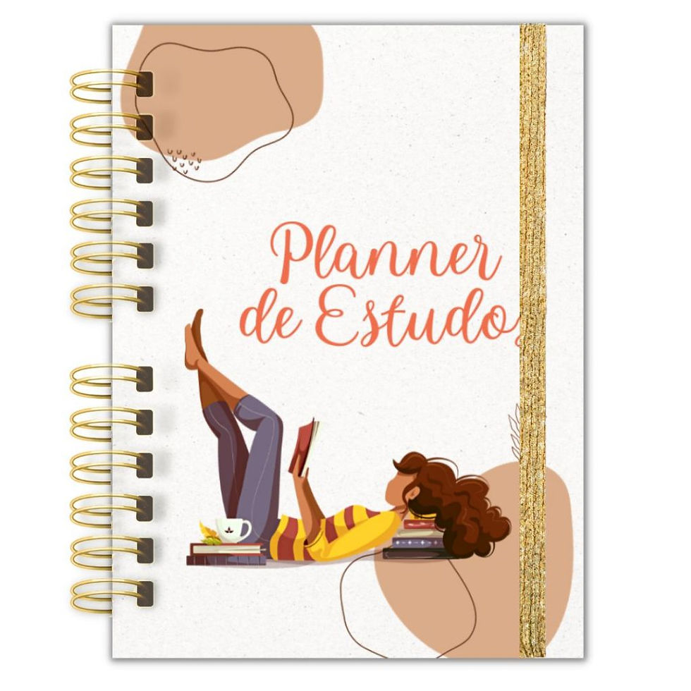 Miniatura: Planner de Estudos EMF - Mármore - Planejamento estratégico - A5