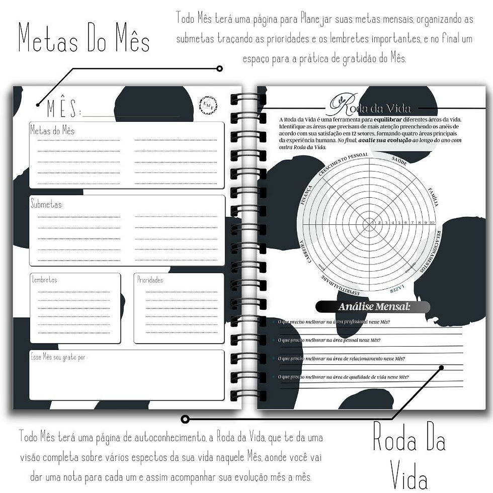 Miniatura: Planner White Moo - EMF- Planejamento Estratégico - A5