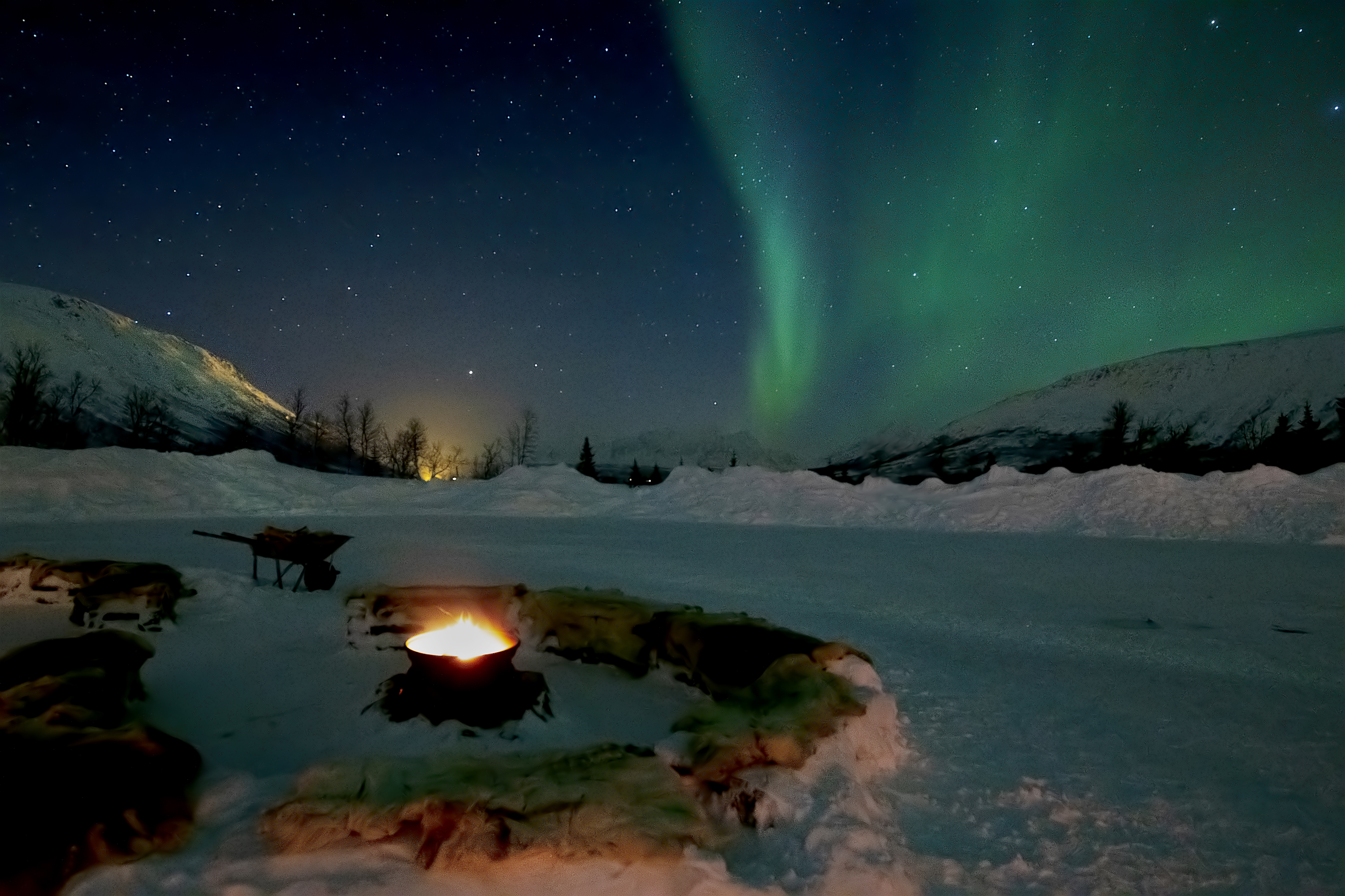 Aurora dal campo Sami
