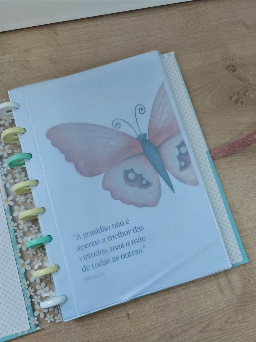 Miniatura: Caderno de Anotações A5 Discos Seja Grata
