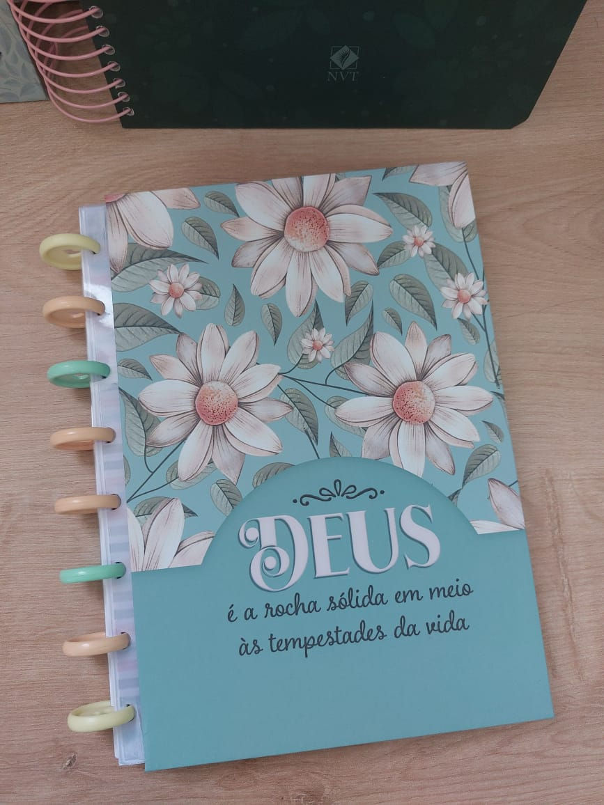 Caderno Devocional A5 Discos Deus