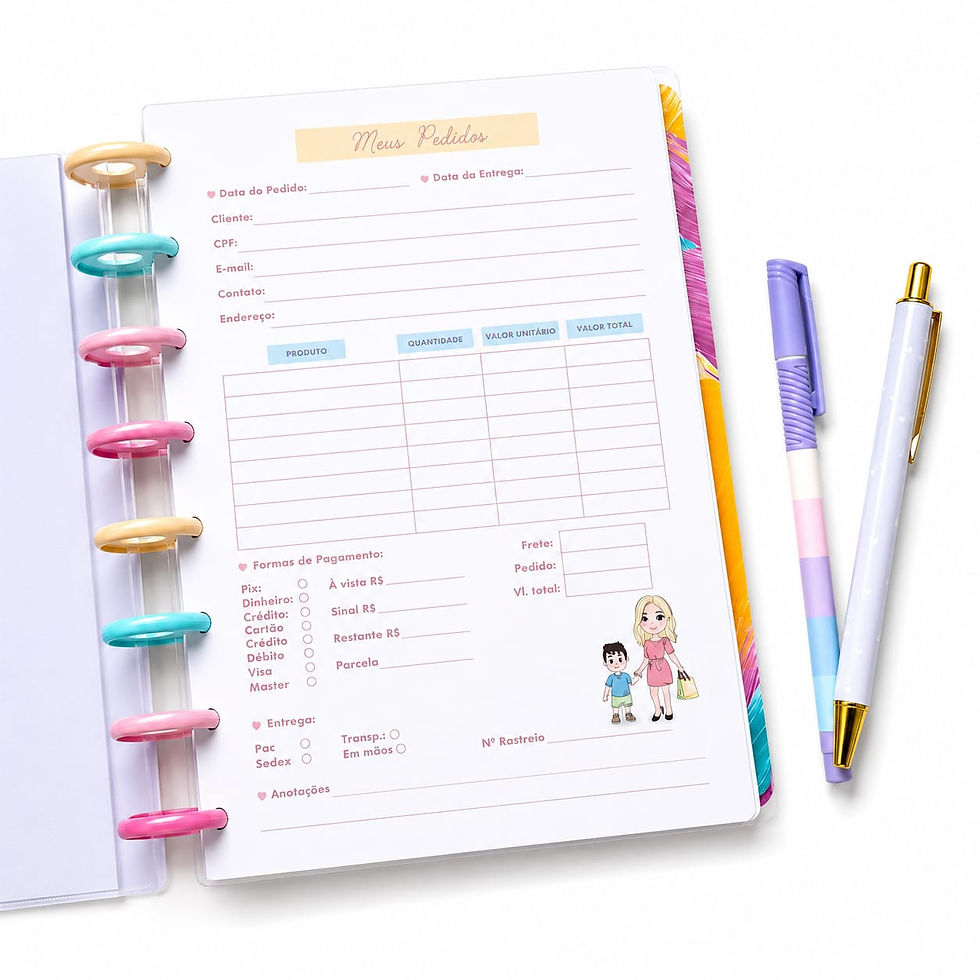Miniatura: Lovedisc Caderno de Pedido