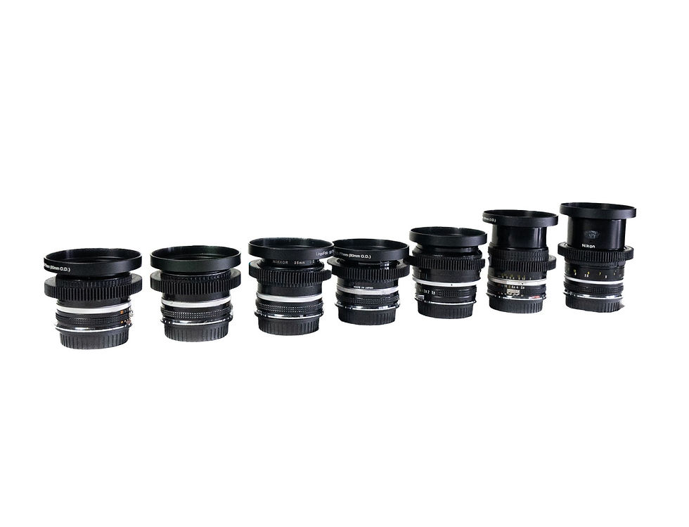 Miniatura: KIT Lentes NIKKOR 24,28,35,50,55,105 e 135mm EF-MOUNT