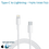 תמונה ממוזערת: כבל מקורי אפל אייפון Type-C to Lightning