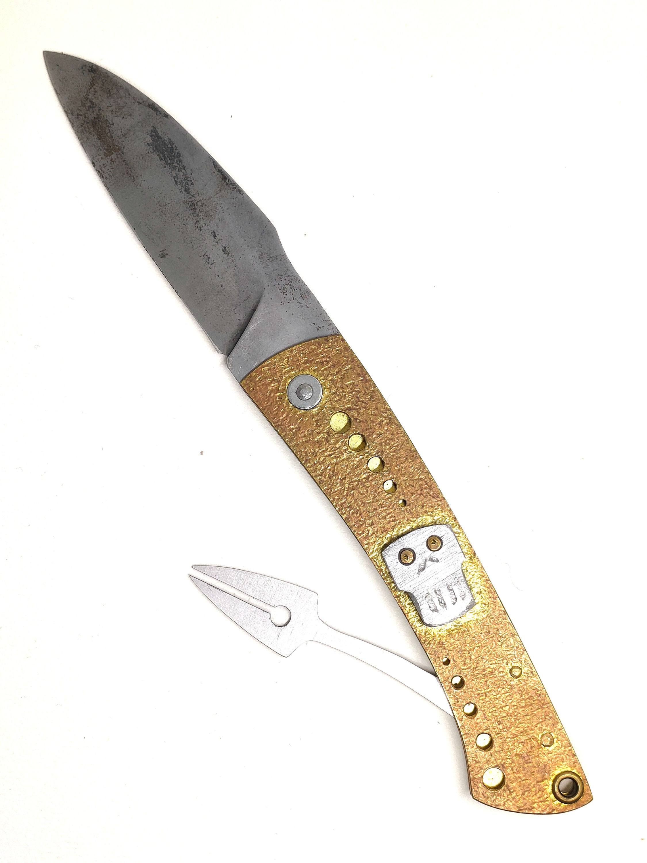 Couteau Duperré Apéro Skull par Denis Lagarde