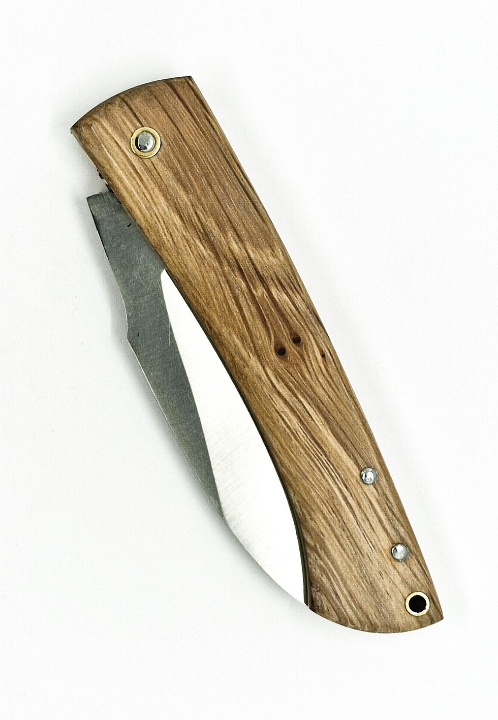 Miniature : Couteau Duperré en chêne, lame 14C28N