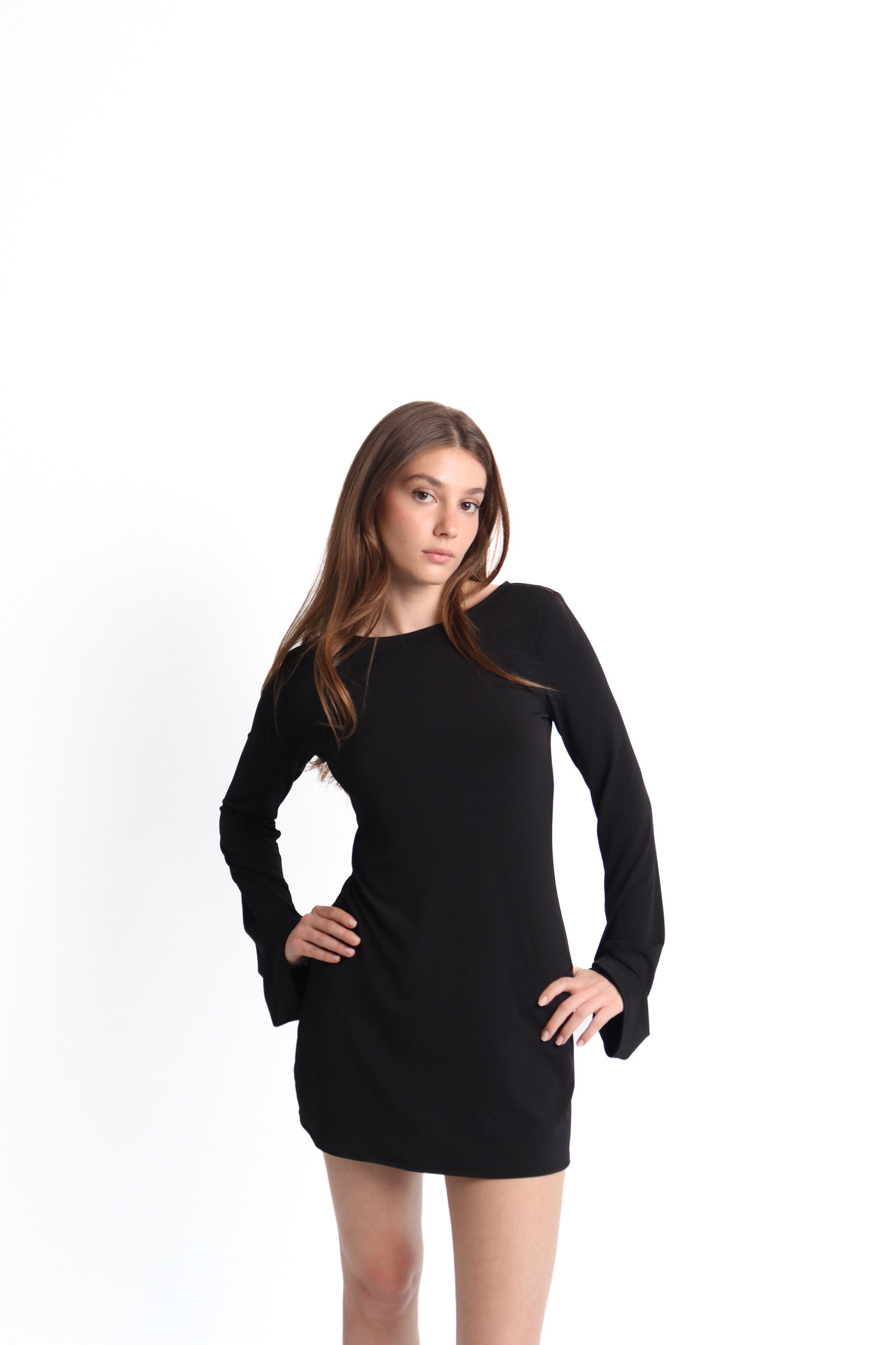 Deneb Mini Dress - Noir