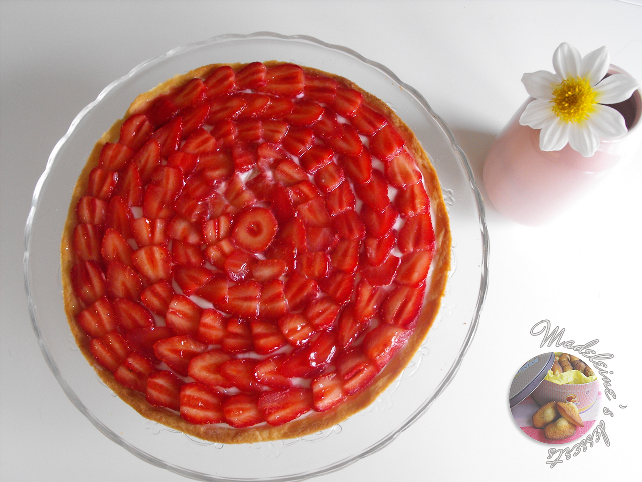 Strawberry Mascarpone Tart