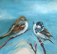 Chit-chatter-2-sparrows-8x8.jpg