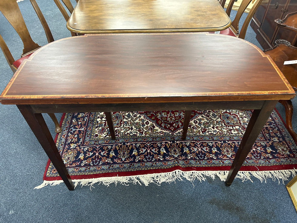 Thumbnail: 19th Century George III Style Console Table 