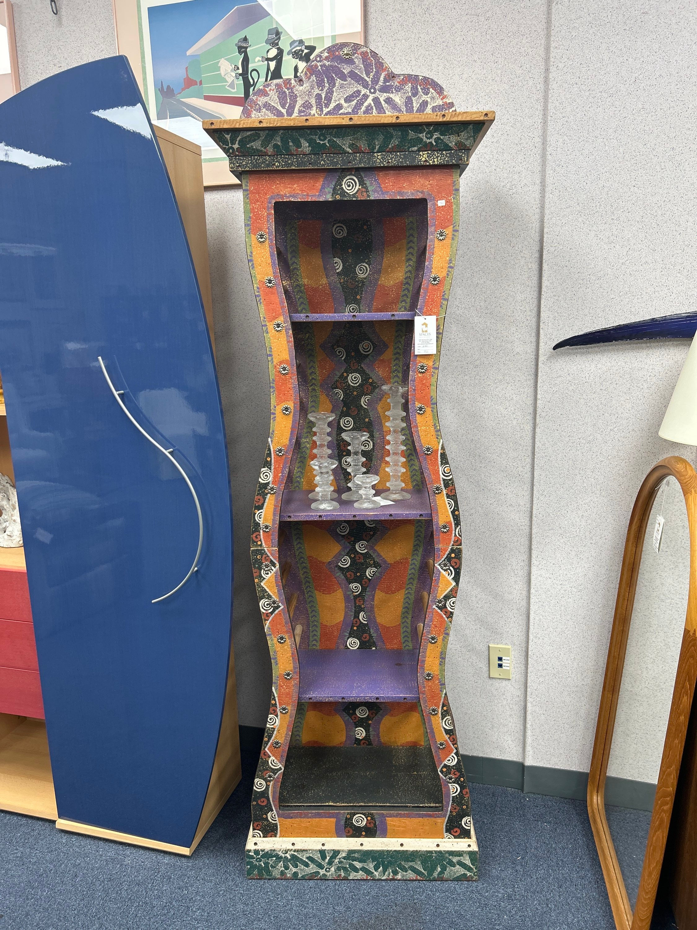 Decorated Bookshelf by Shoestring Creations 