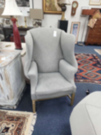 Restoration Hardware 1920s Georgian Wingback Chair