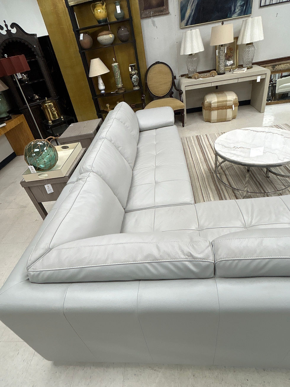 Thumbnail: Menoir Casa Italian Leather Sectional 