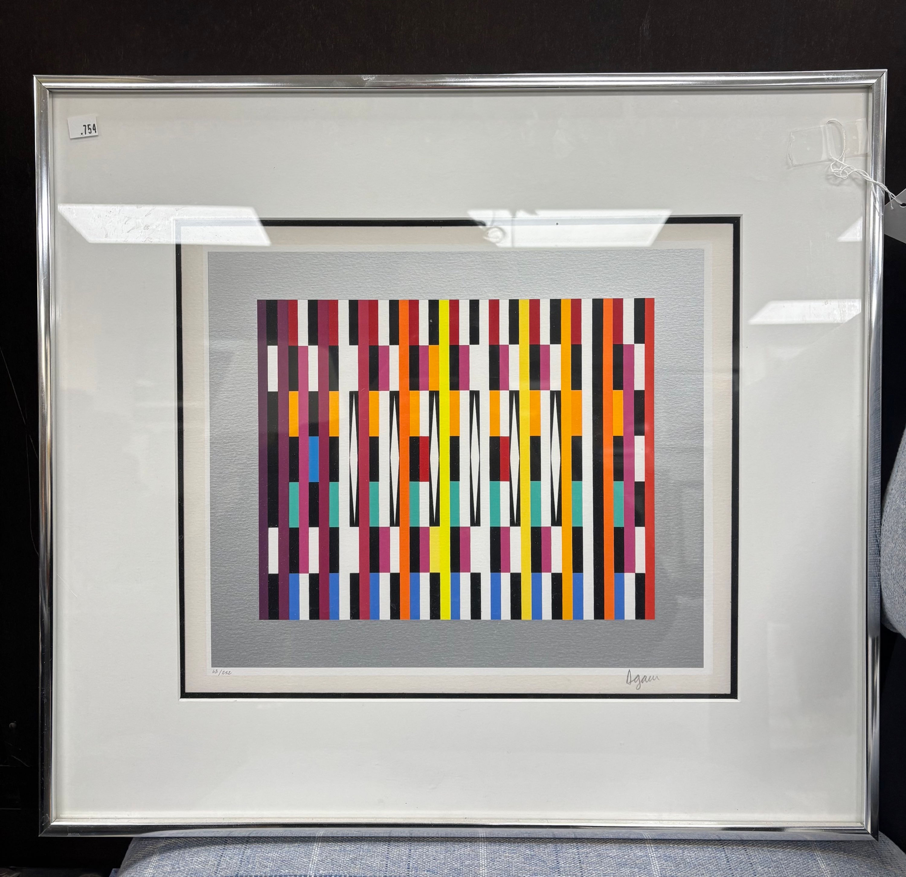Yaacov Agam Lithograph Signed and Numbered 63/252