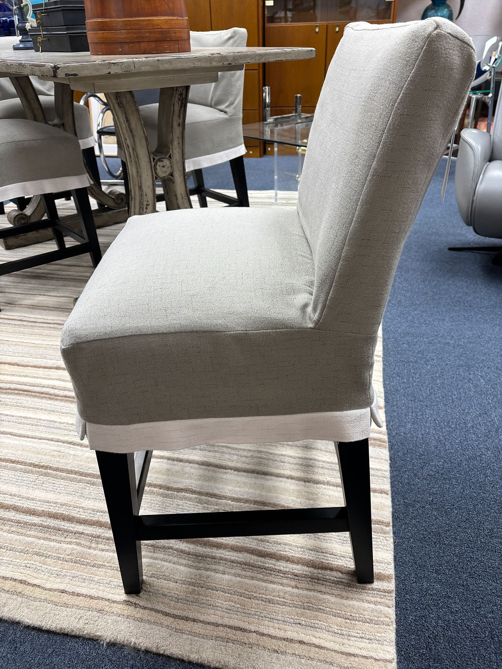 Thumbnail: Counter Stools with Sunbrelka Fabric Set of 4 