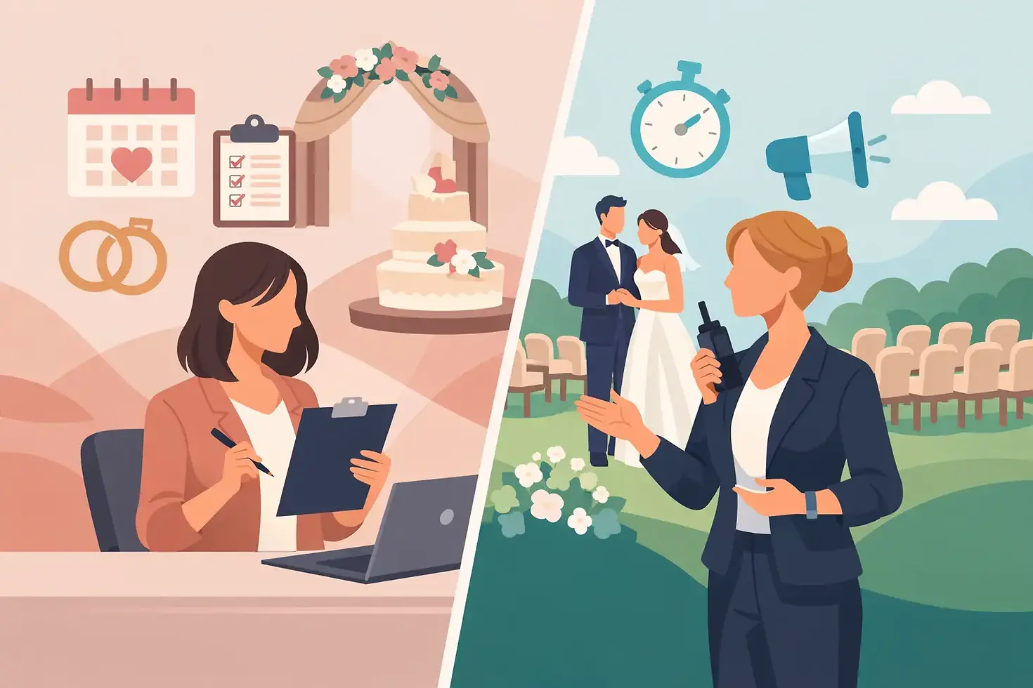 Wedding Planner vs Day Coordinator: Key Differences