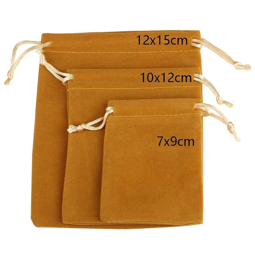 Miniatura: 10pcs/Lot Drawstring High Quality Velvet Bag Short Plush Multi-Color for Jewelry