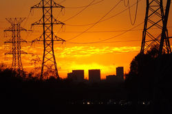Sunset on Normandie Ave.
