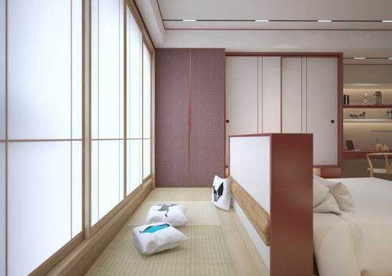 我不是在京都安縵-就是在往東京凱悅的路上-日式飯店宅(3D模擬圖)