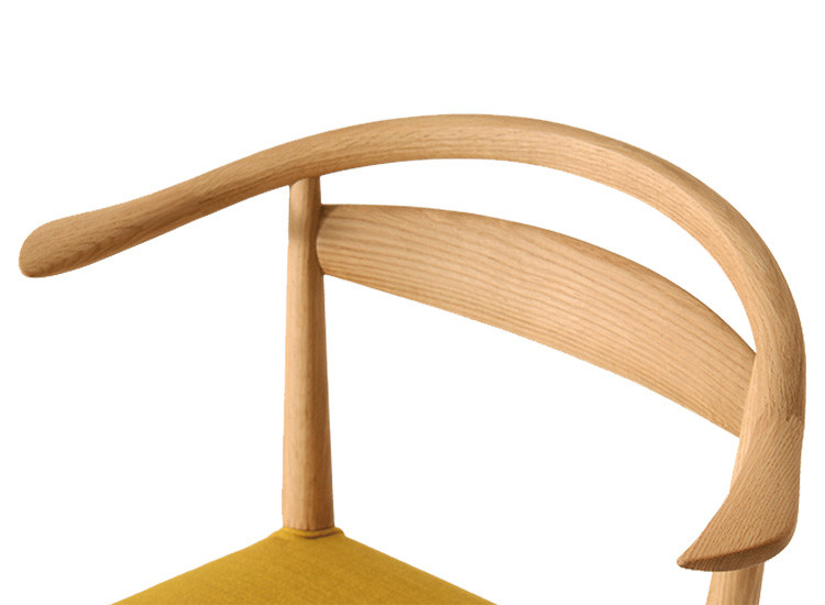 縮圖：WHITE WOOD Dining Chair