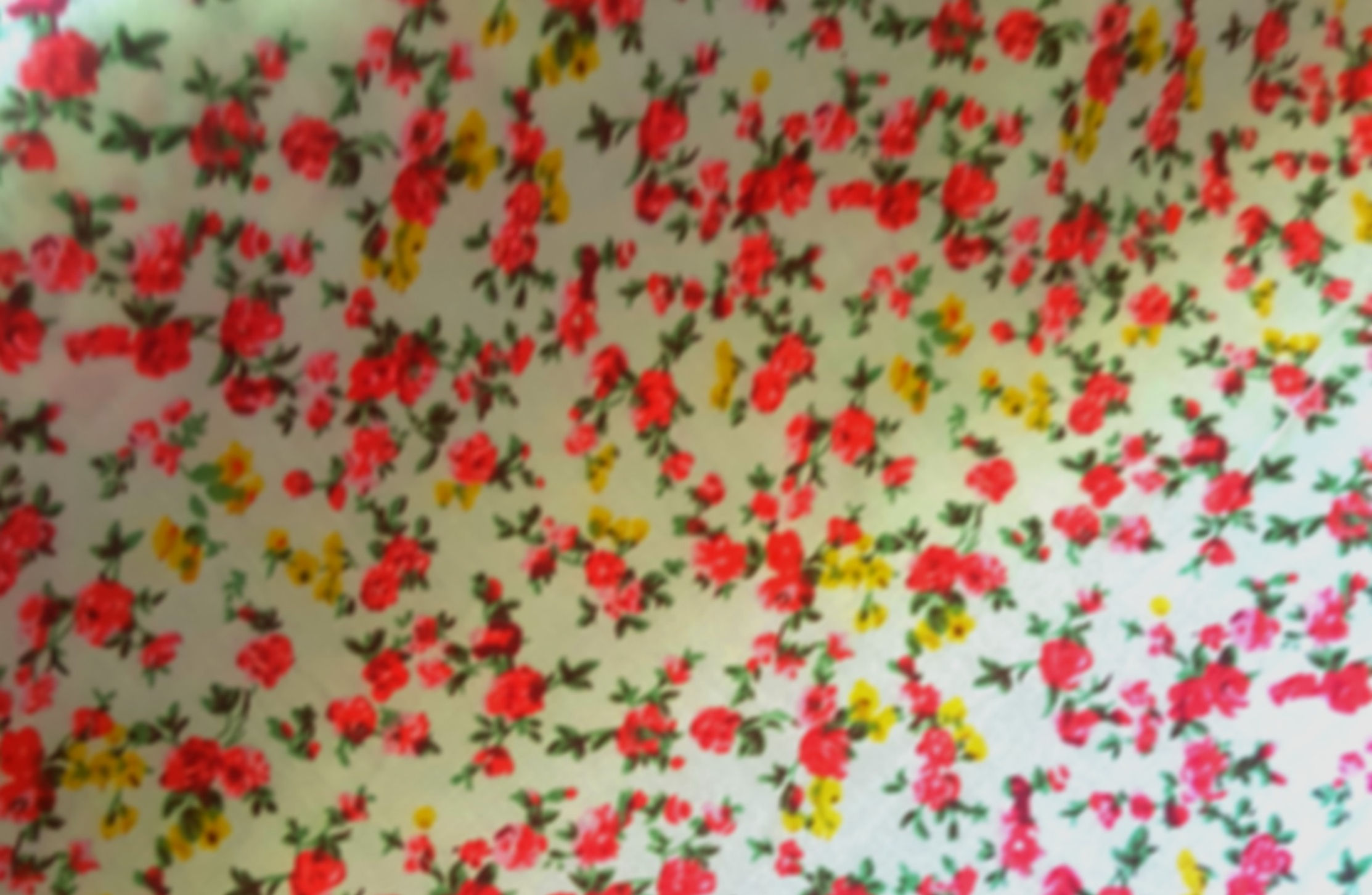 Pink & Yellow Floral 100% Cotton Print