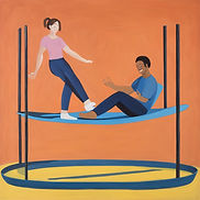Copy of a painting of a therapist and a patient on a trampoline.jpg