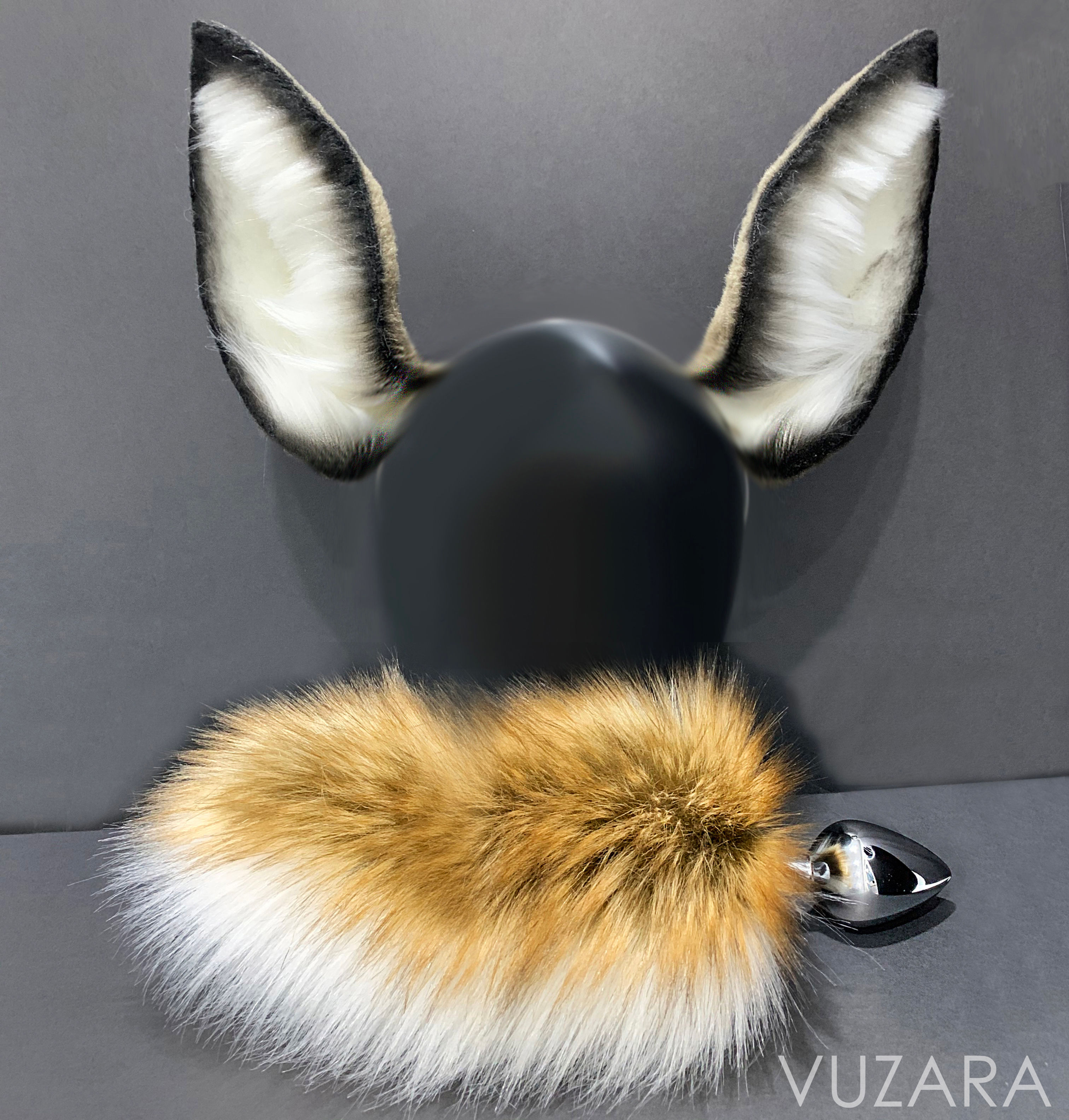 Deer tail butt plug