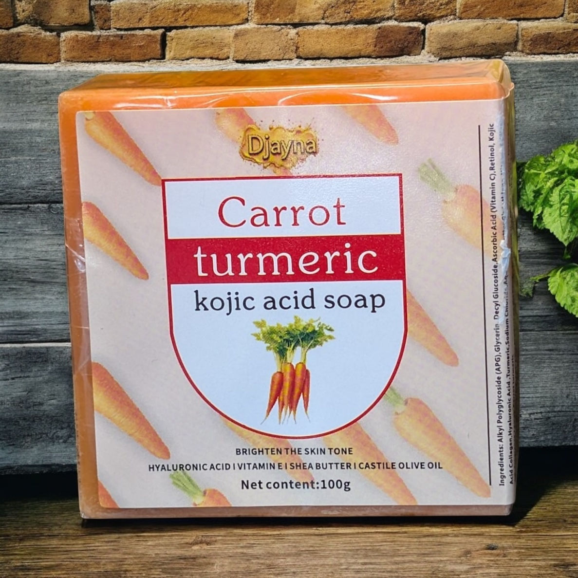 2 Turmeric Carrot Glow Bar