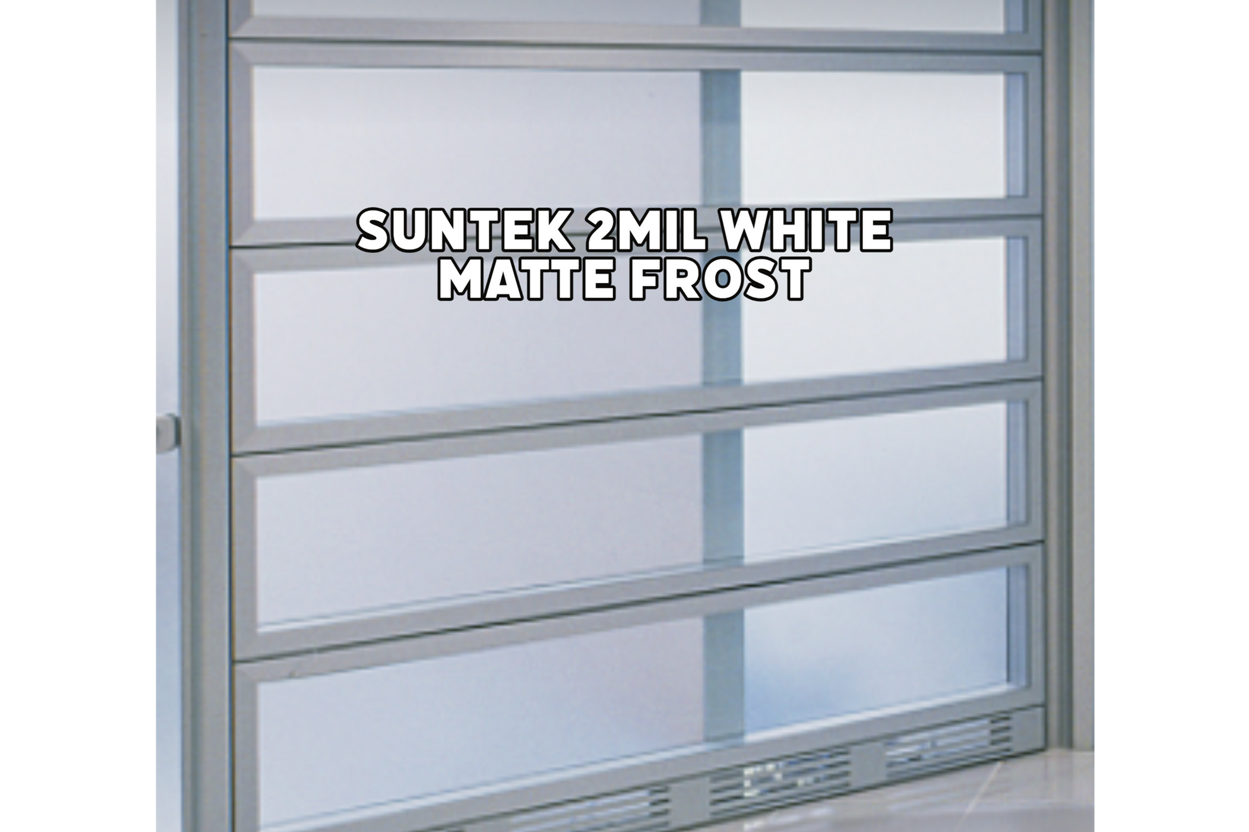 White Matte Frost 2 MIL