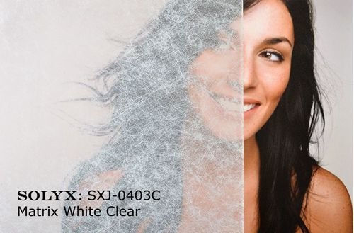 SXJ-0403C Matrix White Clear  47" - Sold by the Foot