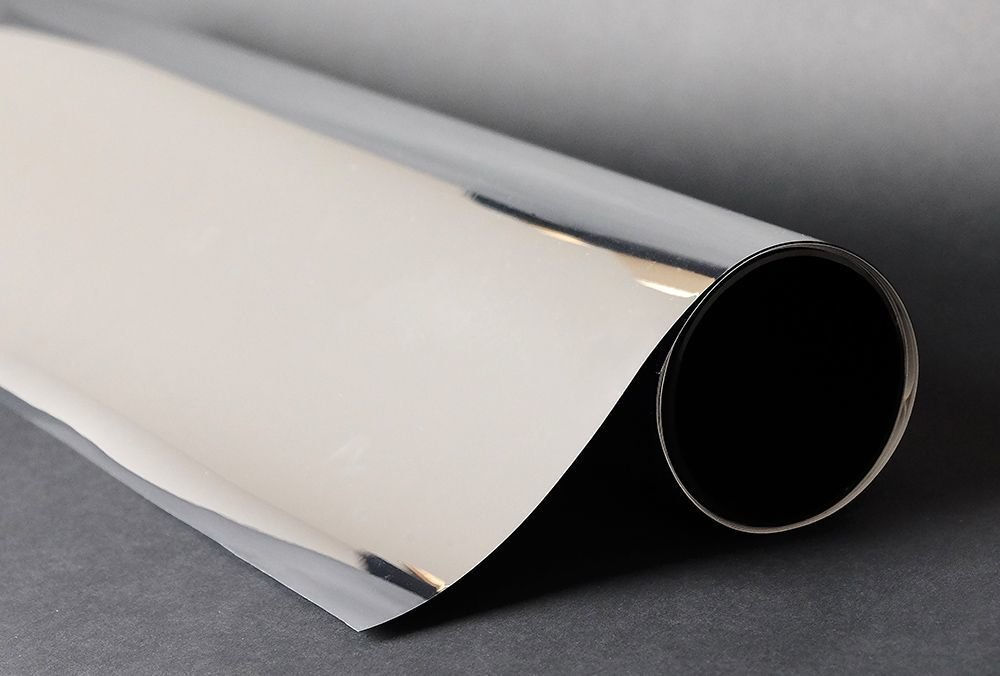 SXS-M6000 Silver Opaque Metal Mirror 48" - Sold by the Foot