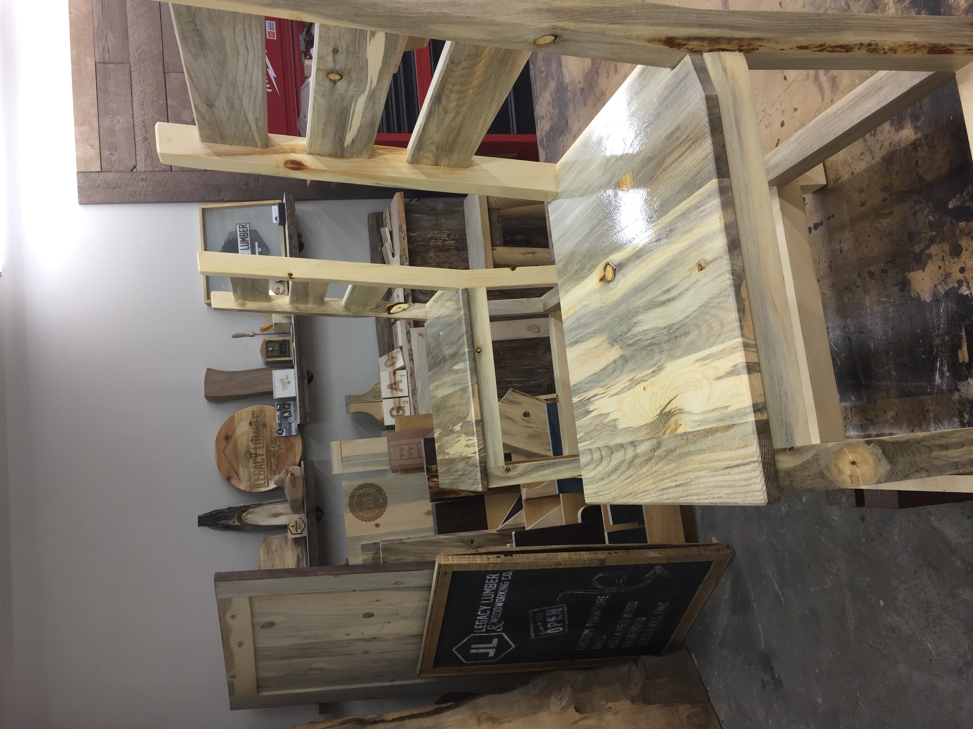 Legacy Lumber Woodworking Custom Table Gallery