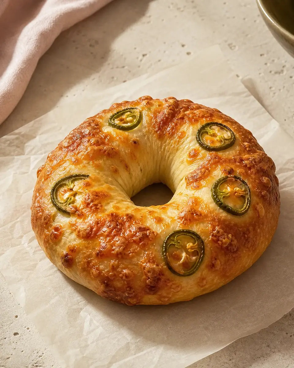 Jalapeño & Cheddar Bagel