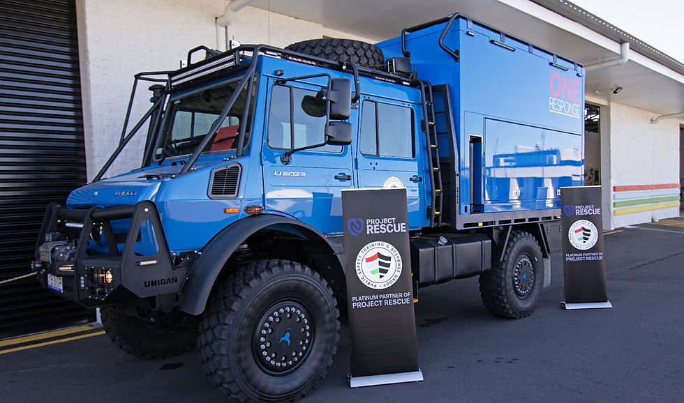 Public Safety Training and Response Group Unimog Truck