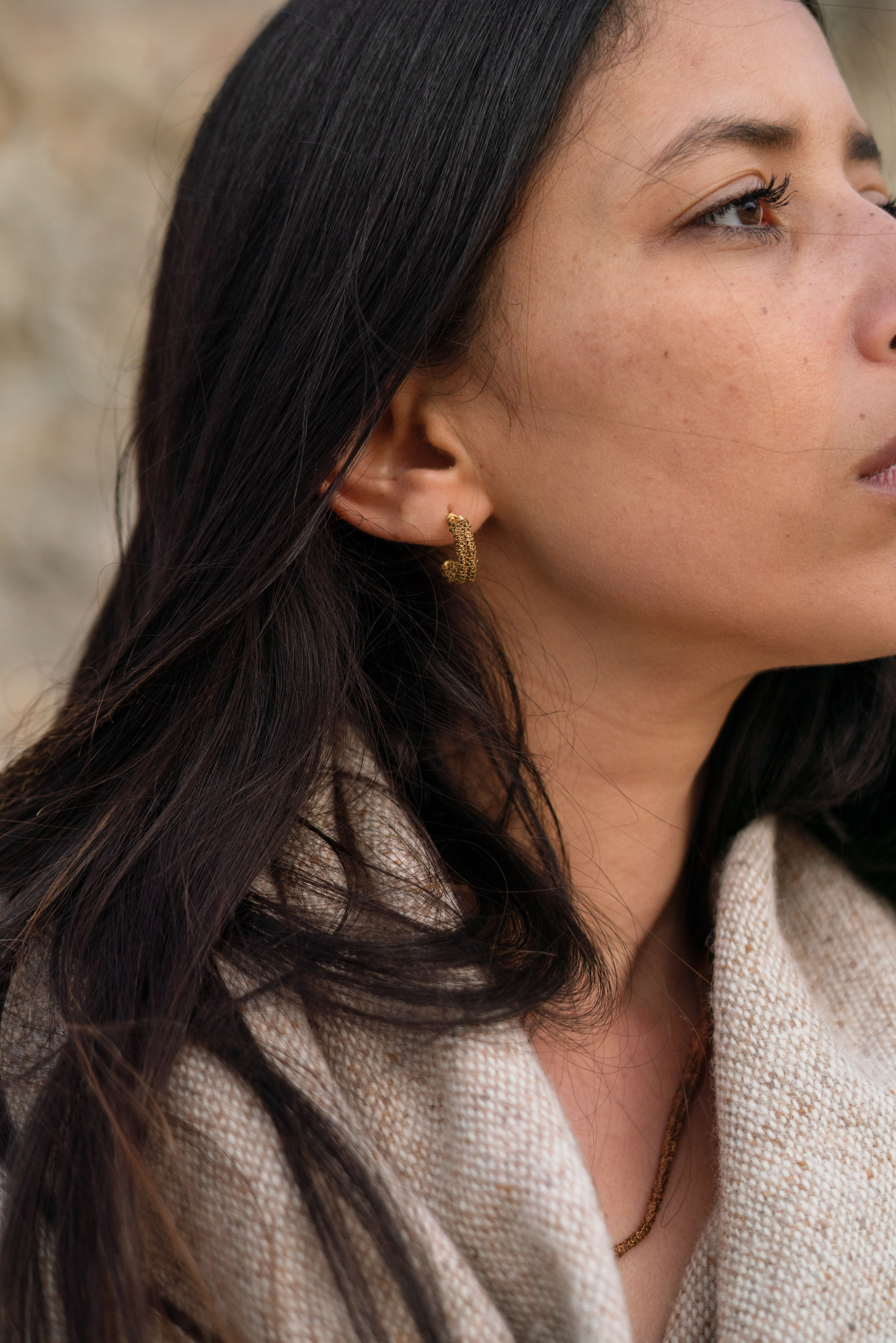 WANDA Boucles d'oreilles Raw XS