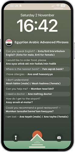 Phrase Path mobile screen