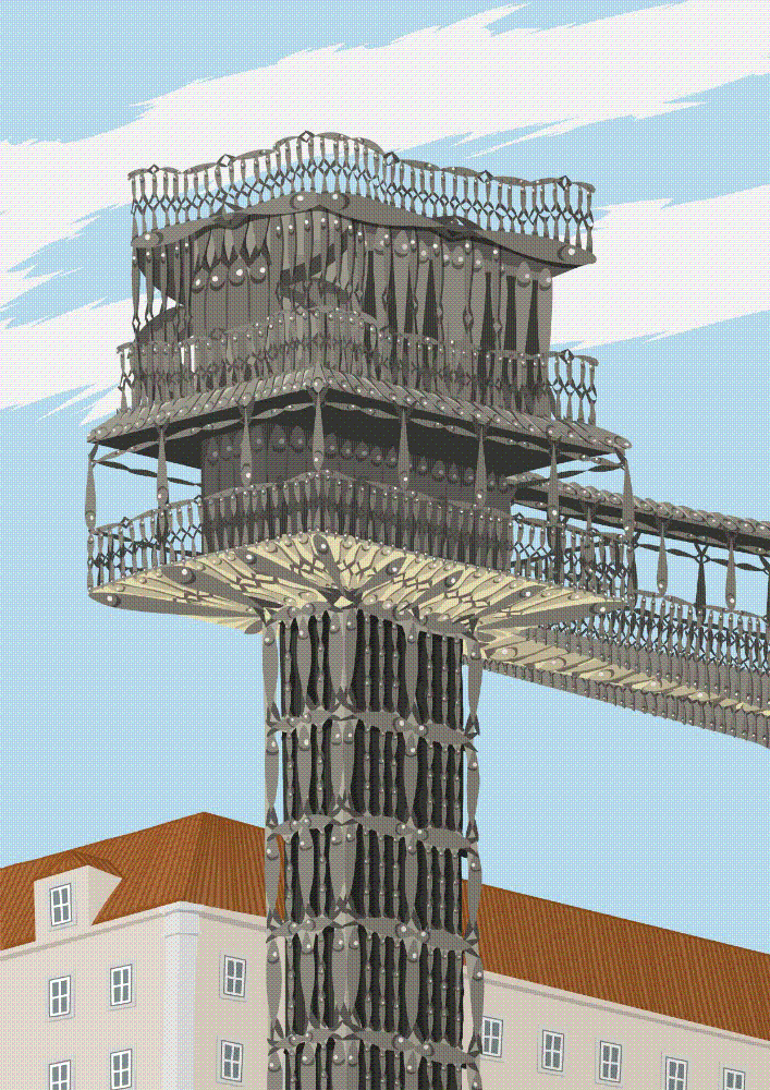 alistair willams, sardinhas, lisbon, lisboa, architecture, illustration, illustrator