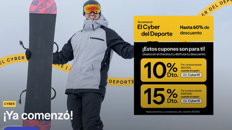 Decathlon lanza el “Cyber del Deporte” con descuentos de hasta 60% endistintas disciplinas deportivas