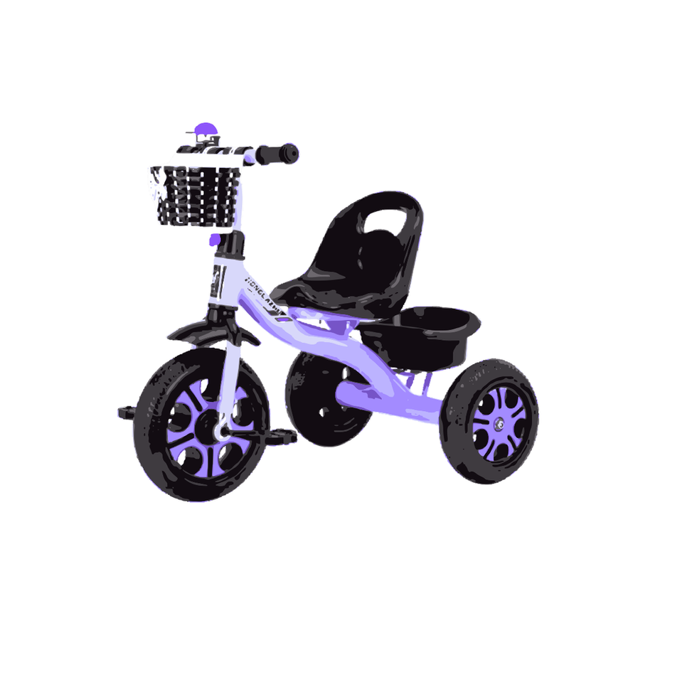 triciclo morado rodovia