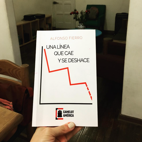 Una línea que cae y se deshace