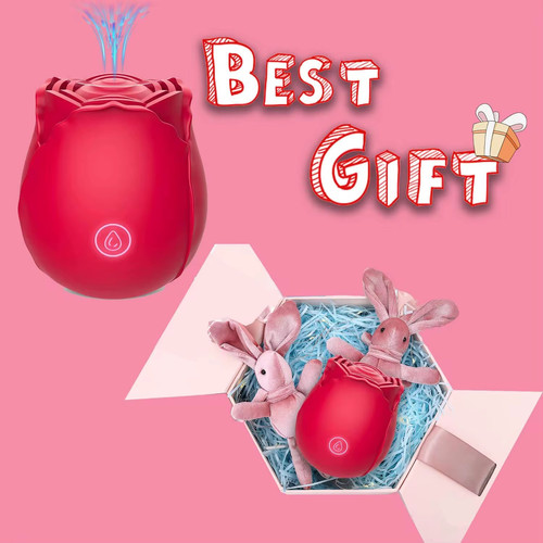 Happy Meeting Rose Suction Massager | Rashio